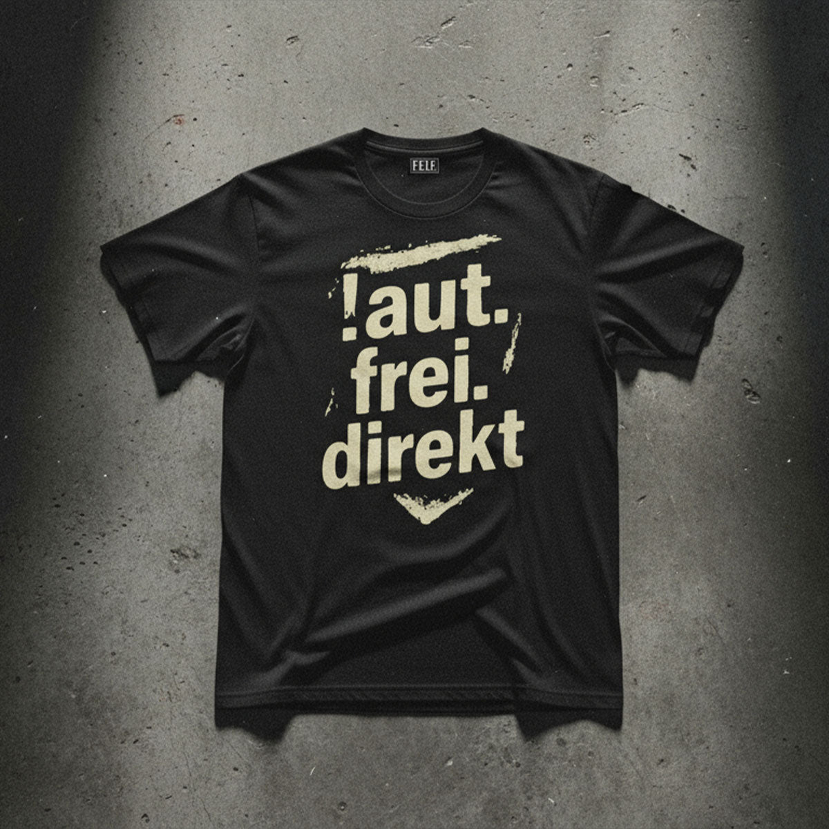T-Shirt F01 (laut.frei.direkt)